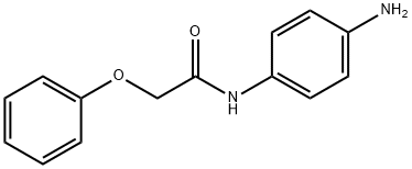 N-(4-アミノフェニル)-2-フェノキシアセトアミド 化学構造式