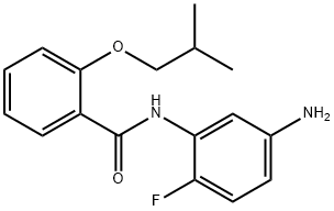 N-(5-Amino-2-fluorophenyl)-2-isobutoxybenzamide,1020057-28-6,结构式