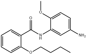 N-(5-Amino-2-methoxyphenyl)-2-butoxybenzamide 化学構造式