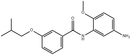 N-(5-Amino-2-methoxyphenyl)-3-isobutoxybenzamide Structure