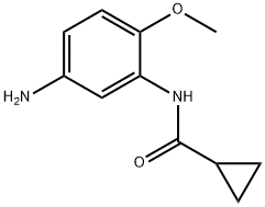 N-(5-Amino-2-methoxyphenyl)cyclopropanecarboxamide,899788-87-5,结构式