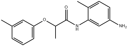 N-(5-Amino-2-methylphenyl)-2-(3-methylphenoxy)-propanamide,954256-34-9,结构式