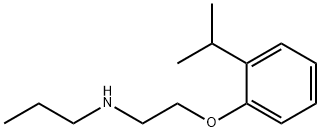 N-[2-(2-Isopropylphenoxy)ethyl]-1-propanamine Struktur