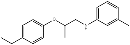 N-[2-(4-Ethylphenoxy)propyl]-3-methylaniline Struktur