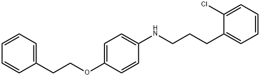 N-[3-(2-Chlorophenyl)propyl]-4-(phenethyloxy)aniline Structure