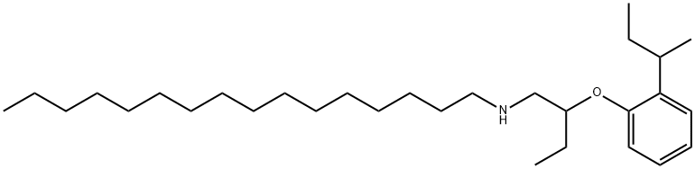 N-{2-[2-(sec-Butyl)phenoxy]butyl}-1-hexadecanamine,1040688-22-9,结构式