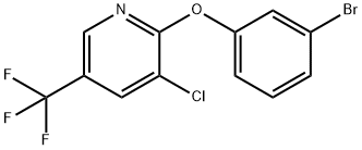 2-(3-bromophenoxy)-3-chloro-5-(trifluoromethyl)pyridine Structure