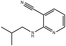 2-(isobutylamino)nicotinonitrile 化学構造式