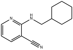 2-[CYCLOHEXYL(METHYL)AMINO]NICOTINONITRILE 结构式