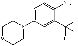 4-(吗啉-4-基)-2-(三氟甲基)苯胺 结构式