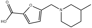 5-[(3-methylpiperidin-1-yl)methyl]-2-furoic acid