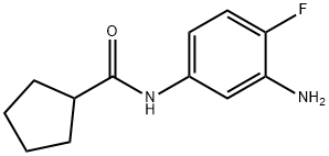 N-(3-amino-4-fluorophenyl)cyclopentanecarboxamide|