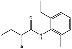 2-bromo-N-(2-ethyl-6-methylphenyl)butanamide Structure