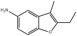 2-ethyl-3-methyl-1-benzofuran-5-amine Struktur