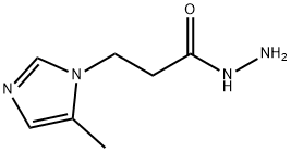 3-(5-methyl-1H-imidazol-1-yl)propanohydrazide Struktur