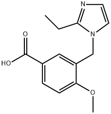 3-[(2-エチル-1H-イミダゾール-1-イル)メチル]-4-メトキシ安息香酸 price.