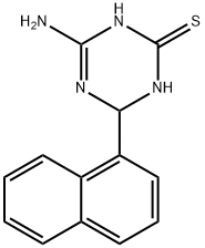 4-amino-6-(1-naphthyl)-1,6-dihydro-1,3,5-triazine-2-thiol Structure