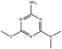 (4-氨基-6-甲氧基-S-三嗪-2-基)-二甲基-胺,41949-23-9,结构式