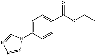 4-(1,2,3,4-四唑-1-基)苯甲酸乙酯,357159-60-5,结构式