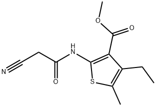 methyl 2-[(cyanoacetyl)amino]-4-ethyl-5-methylthiophene-3-carboxylate|2-(2-氰基乙酰基氨基)-4-乙基-5-甲基-噻吩-3-甲酸甲酯