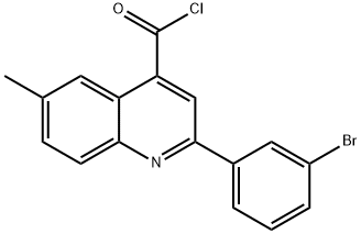 2-(3-bromophenyl)-6-methylquinoline-4-carbonyl chloride|2-(3-溴苯基)-6-甲基喹啉-4-甲酰氯