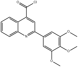 2-(3,4,5-trimethoxyphenyl)quinoline-4-carbonyl chloride|2-(3,4,5-三甲氧苯基)喹啉-4-甲酰氯