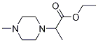 ethyl 2-(4-methylpiperazin-1-yl)propanoate 化学構造式