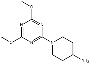 1-(4,6-二甲氧基-1,3,5-三嗪-2-基)哌啶-4-胺,596818-13-2,结构式