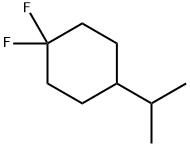 1,1-Difluoro-4-isopropylcyclohexane Structure