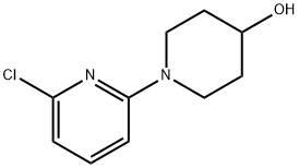 1-(6-Chloro-2-pyridinyl)-4-piperidinol 结构式