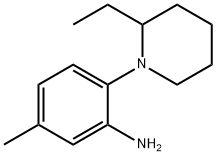 2-(2-Ethyl-1-piperidinyl)-5-methylaniline Structure