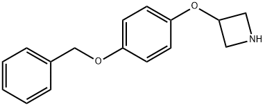 3-[4-(Benzyloxy)phenoxy]azetidine Struktur