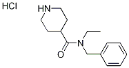 N-苄基-N-乙基哌啶-4-甲酰胺盐酸盐, 6308-67-4, 结构式