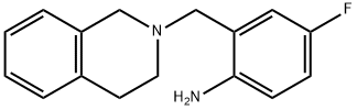 2-[3,4-Dihydro-2(1H)-isoquinolinylmethyl]-4-fluoroaniline Structure