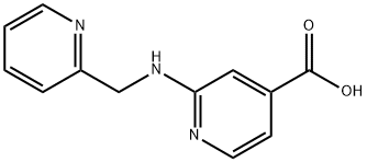 2-[(2-Pyridinylmethyl)amino]isonicotinic acid Structure