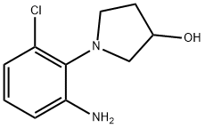 1-(2-Amino-6-chlorophenyl)-3-pyrrolidinol,1220037-83-1,结构式