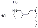 N-Methyl-N-[2-(3-piperidinyl)ethyl]-1-butanaminedihydrochloride