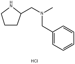 N-Methyl(phenyl)-N-(2-pyrrolidinylmethyl)-methanamine dihydrochloride,1220036-04-3,结构式