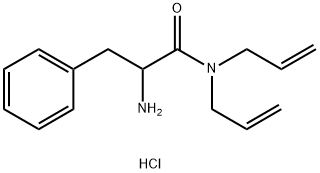 N,N-Diallyl-2-amino-3-phenylpropanamidehydrochloride 结构式