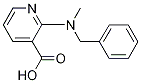 2-[Benzyl(methyl)amino]nicotinic acid Structure