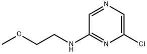 6-Chloro-N-(2-methoxyethyl)-2-pyrazinamine Struktur