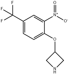 3-[2-Nitro-4-(trifluoromethyl)phenoxy]azetidine Struktur