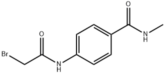 4-[(2-Bromoacetyl)amino]-N-methylbenzamide Struktur