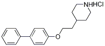 4-[2-([1,1'-Biphenyl]-4-yloxy)ethyl]piperidinehydrochloride Structure