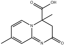 4,8-Dimethyl-2-oxo-3,4-dihydro-2H-pyrido[1,2-a]-pyrimidine-4-carboxylic acid Structure