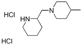 4-Methyl-1-(2-piperidinylmethyl)piperidinedihydrochloride Struktur