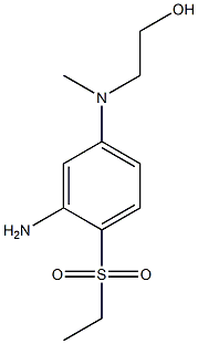 2-[3-Amino-4-(ethylsulfonyl)methylanilino]-1-ethanol Structure