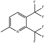 6-メチル-2,3-ビス-(トリフルオロメチル)ピリジン 化学構造式