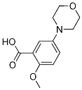 2-Methoxy-5-morpholin-4-yl-benzoic acid Structure