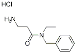 3-Amino-N-benzyl-N-ethylpropanamide hydrochloride Structure